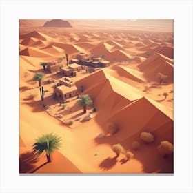 Desert Landscape 76 Canvas Print