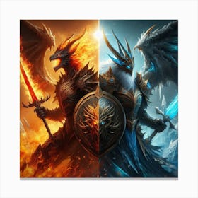 World Of Warcraft Canvas Print