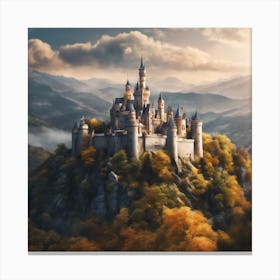 Cinderella Castle 9 Canvas Print