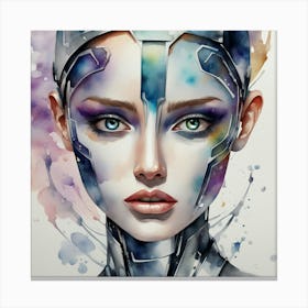 Robot Girl 1 Canvas Print