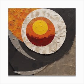 An Abstract Sun One Art 6 Canvas Print