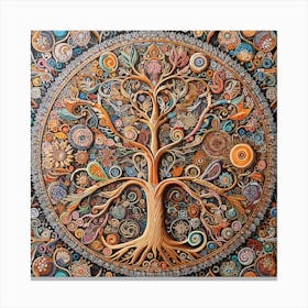 Unity in diversity a tree of life across traditions Canvas Print