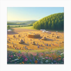 Hay Festival 2 Canvas Print