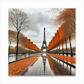 Autumn In Paris Canvas Print