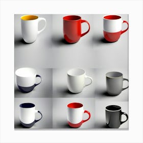 Coffee Mugs 2 Canvas Print