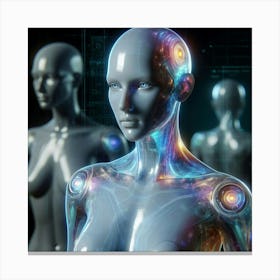 Futuristic Women Canvas Print