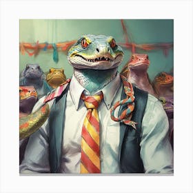 Crocodiles 1 Canvas Print