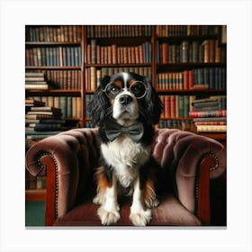 Classy Dog Canvas Print