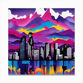 Cityscape 85 Canvas Print