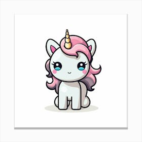 Cute Unicorn 723 Canvas Print