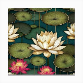 Lotus Lily Canvas Print