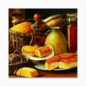 Bread And Pastries 1 Canvas Print