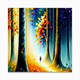 Tree In The Forest Canvas Print