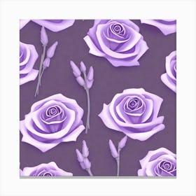 Purple Roses 1 Canvas Print