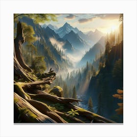 Landscape Painting 8 Canvas Print