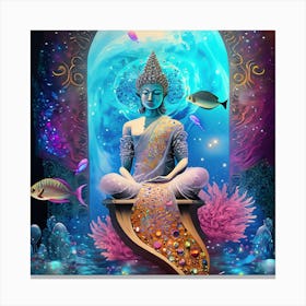 Siren Buddha #9 Canvas Print