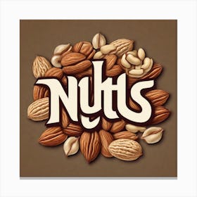 Nuts As A Logo (27) Canvas Print