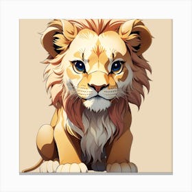 Lion Cub Canvas Print