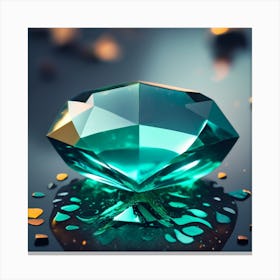 Emerald 2 Canvas Print