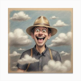 Man In The Clouds Canvas Print