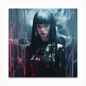 Sci fi manga poster Canvas Print