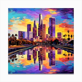 Los Angeles Skyline Canvas Print