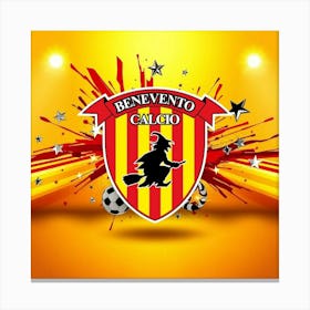 Benevento Calcio Logo Wall Art 12 Canvas Print