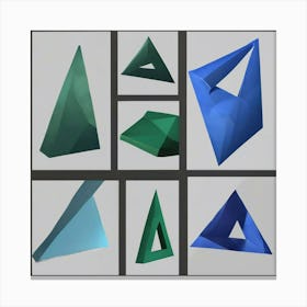 Geometric Shapes Canvas Print