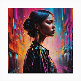 City girl Canvas Print