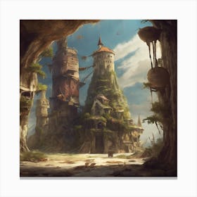 Fantasy Castle 26 Canvas Print