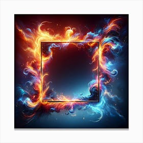 Frame Of Fire Canvas Print