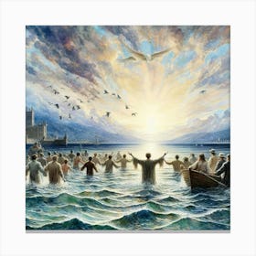 Baptism Of Jesus Canvas Print