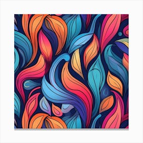 Seamless Abstract Pattern Canvas Print