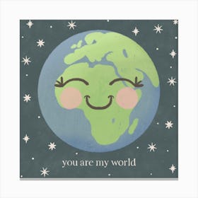 You are my world Canvas Print