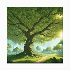 Tree In The Forest 6 Canvas Print