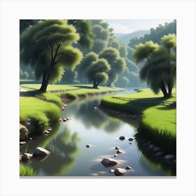 Landscape Painting 159 Canvas Print