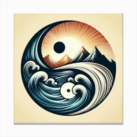 Yin Yang 2 Canvas Print