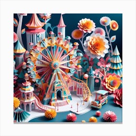 Paper Art Canvas Print