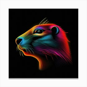 Beaver Head Canvas Print