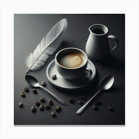 Coffee And Spoons 3 Canvas Print