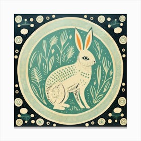 Rabbit In A Circle 1 Toile