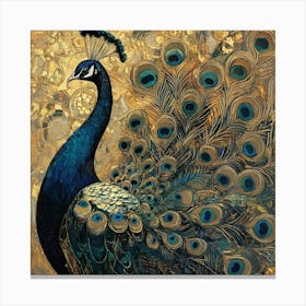 Peacock Canvas Art Canvas Print