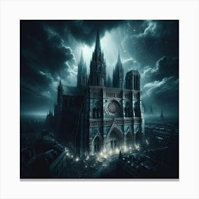 Dark Cathedral 10 Canvas Print