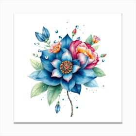 Lotus Flower 12 Canvas Print