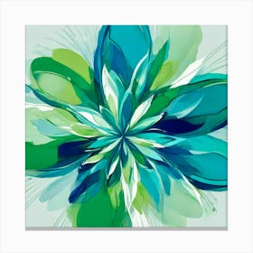 Abstract Flower Canvas Print