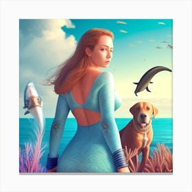 Mermaid 27 Canvas Print