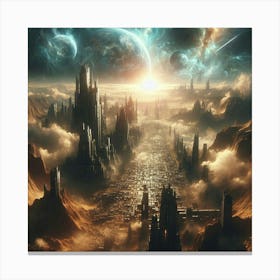 Space City 3 Canvas Print