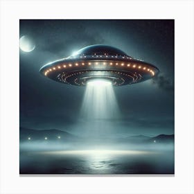 Alien Spaceship 4 Canvas Print