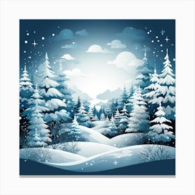 Winter Landscape 15 Canvas Print