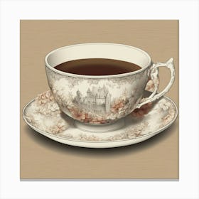 Tea Art 98 Canvas Print